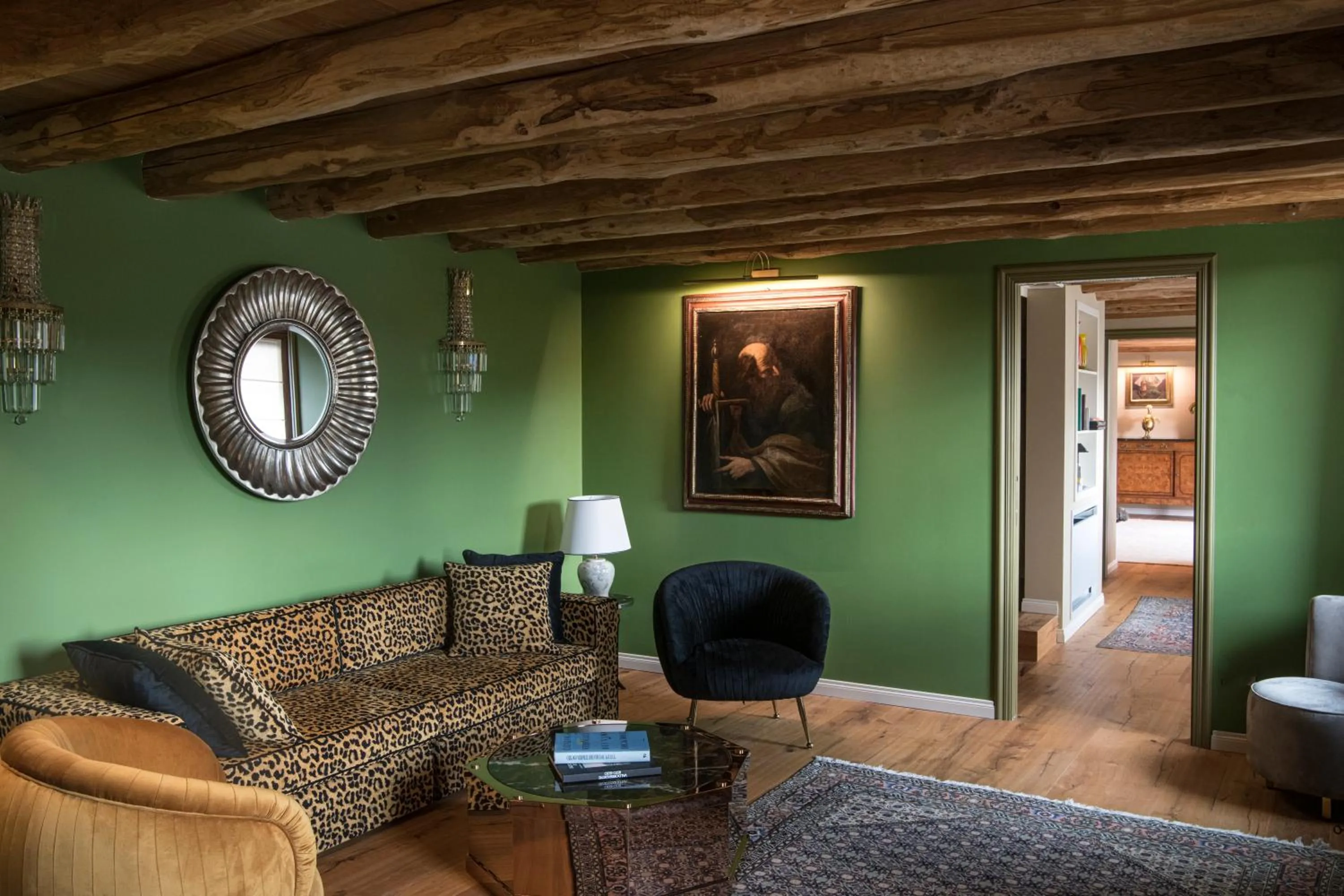 Communal lounge/ TV room in Casa Valdo Country House