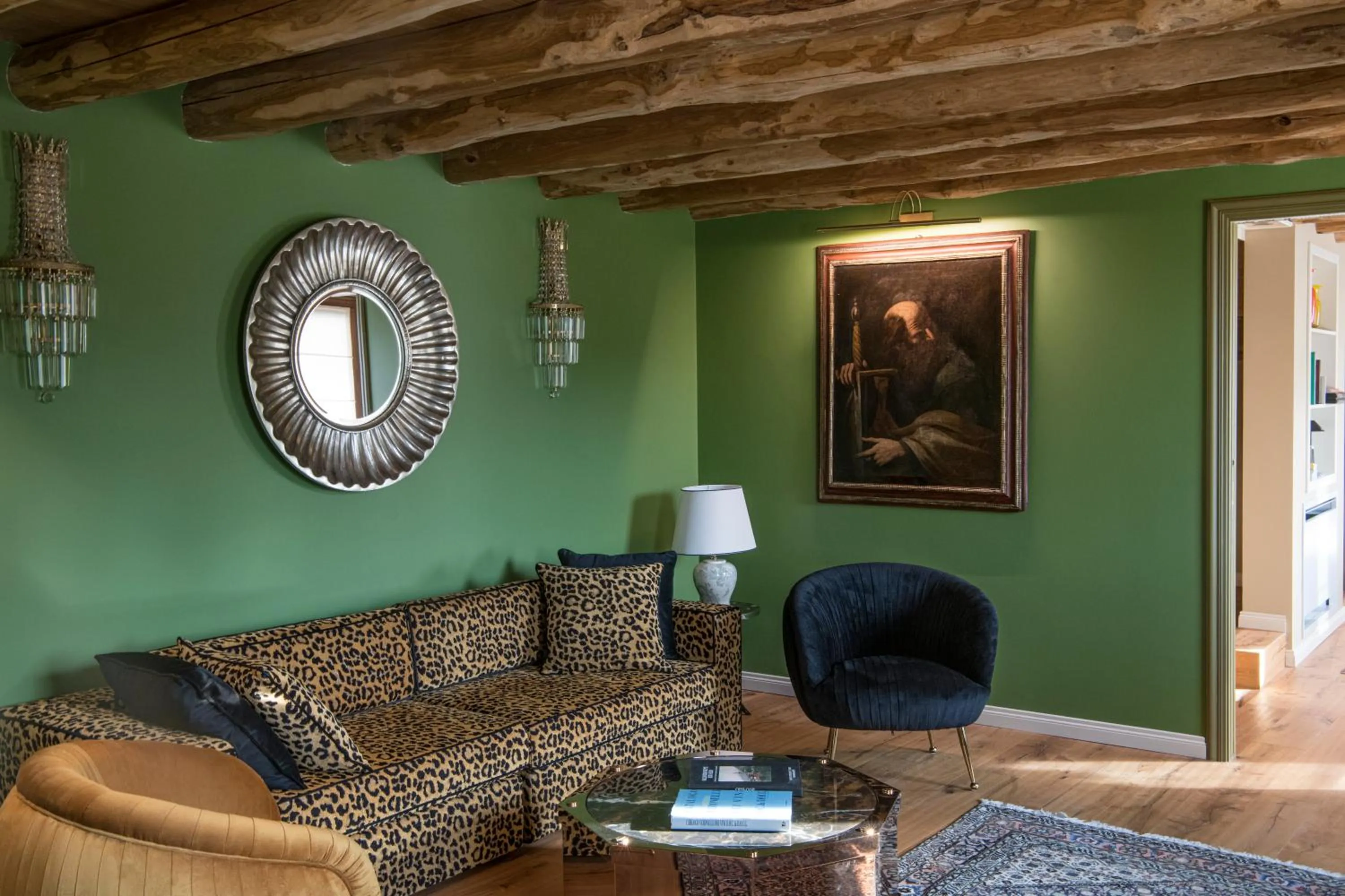 Communal lounge/ TV room in Casa Valdo Country House