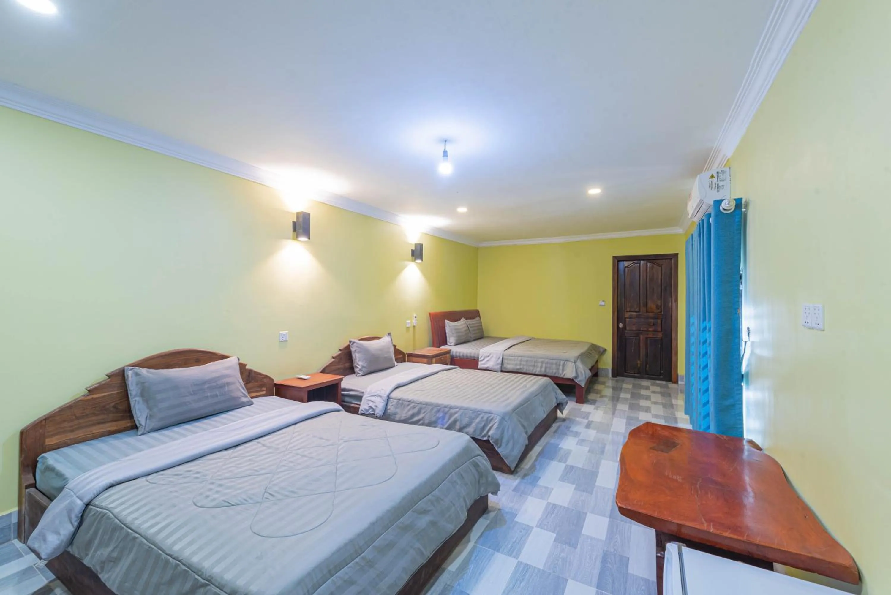 Bed in Boyada Villa Siem Reap