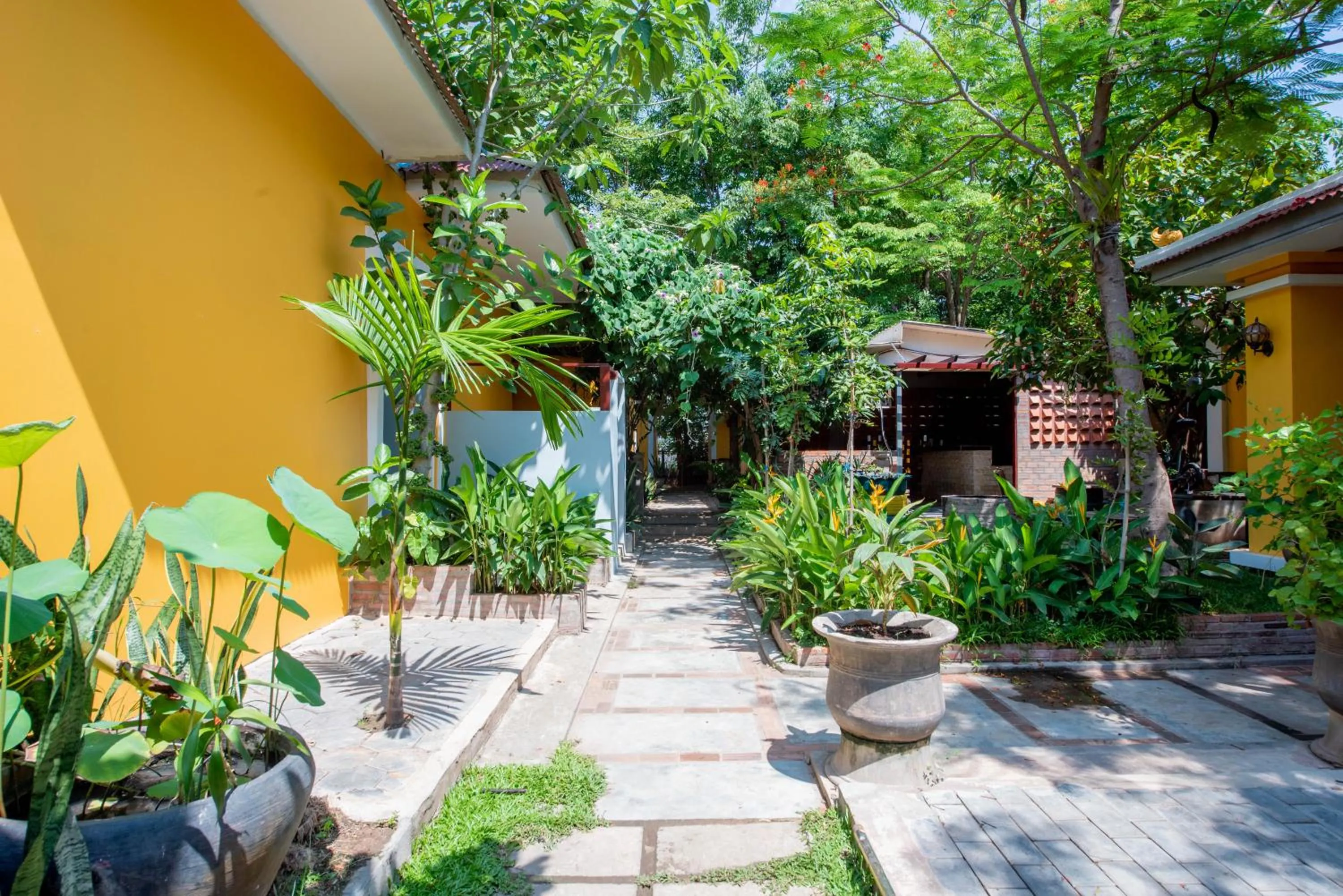 Garden in Boyada Villa Siem Reap