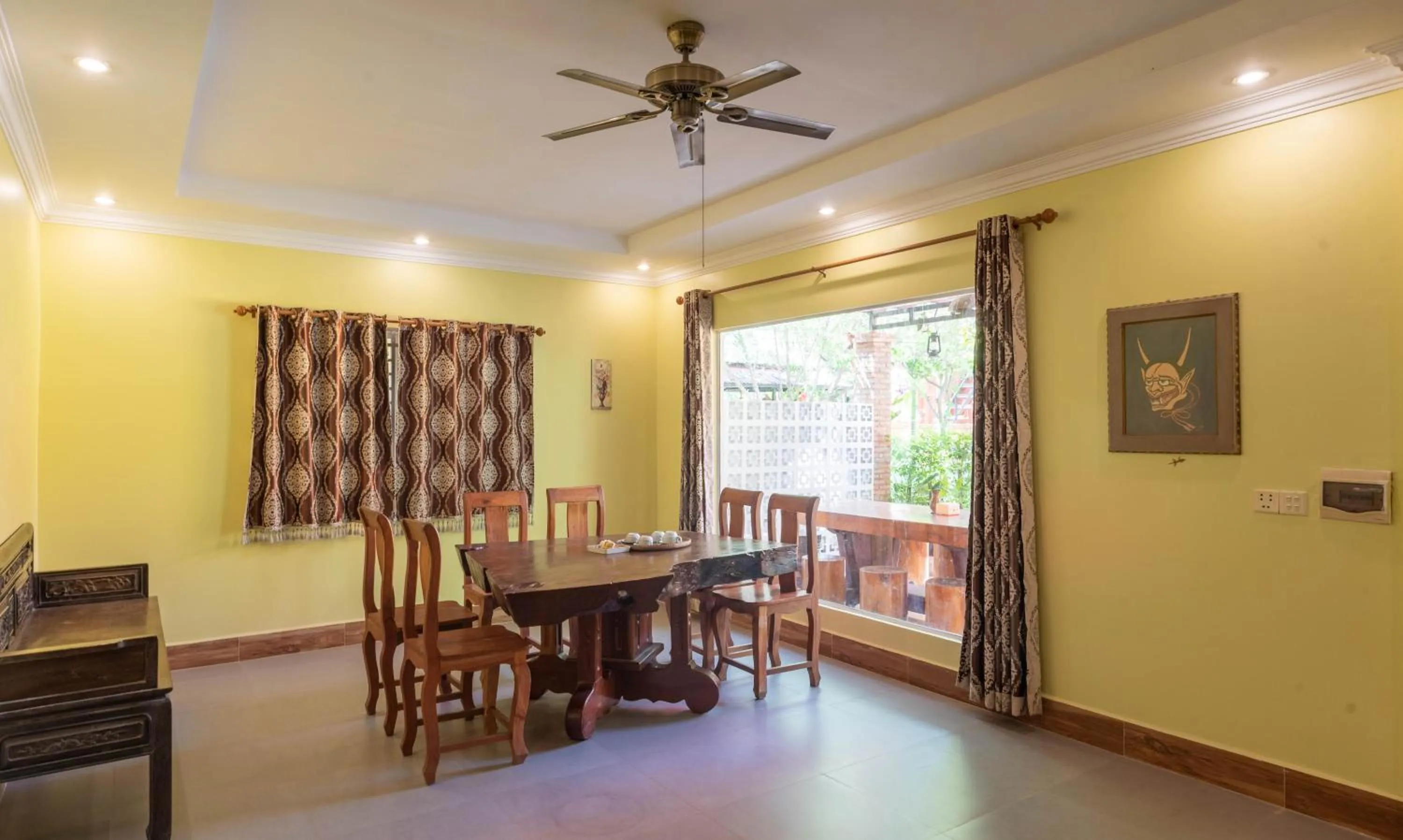 Living room in Boyada Villa Siem Reap