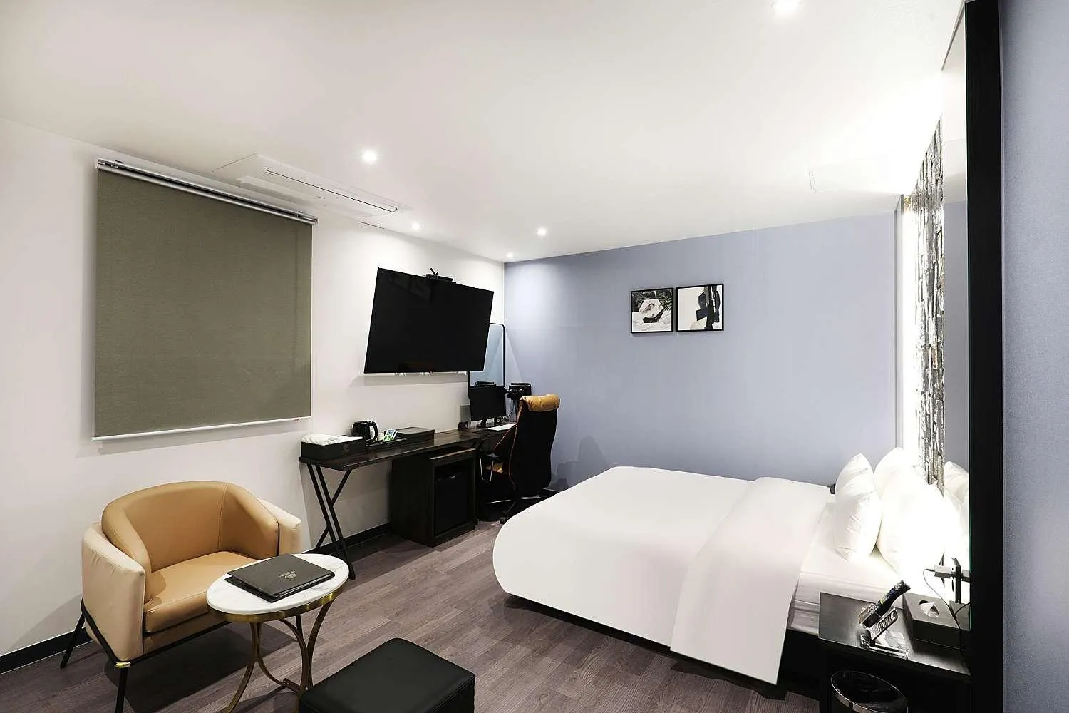 Bed in Mariposa Hotel Songtan