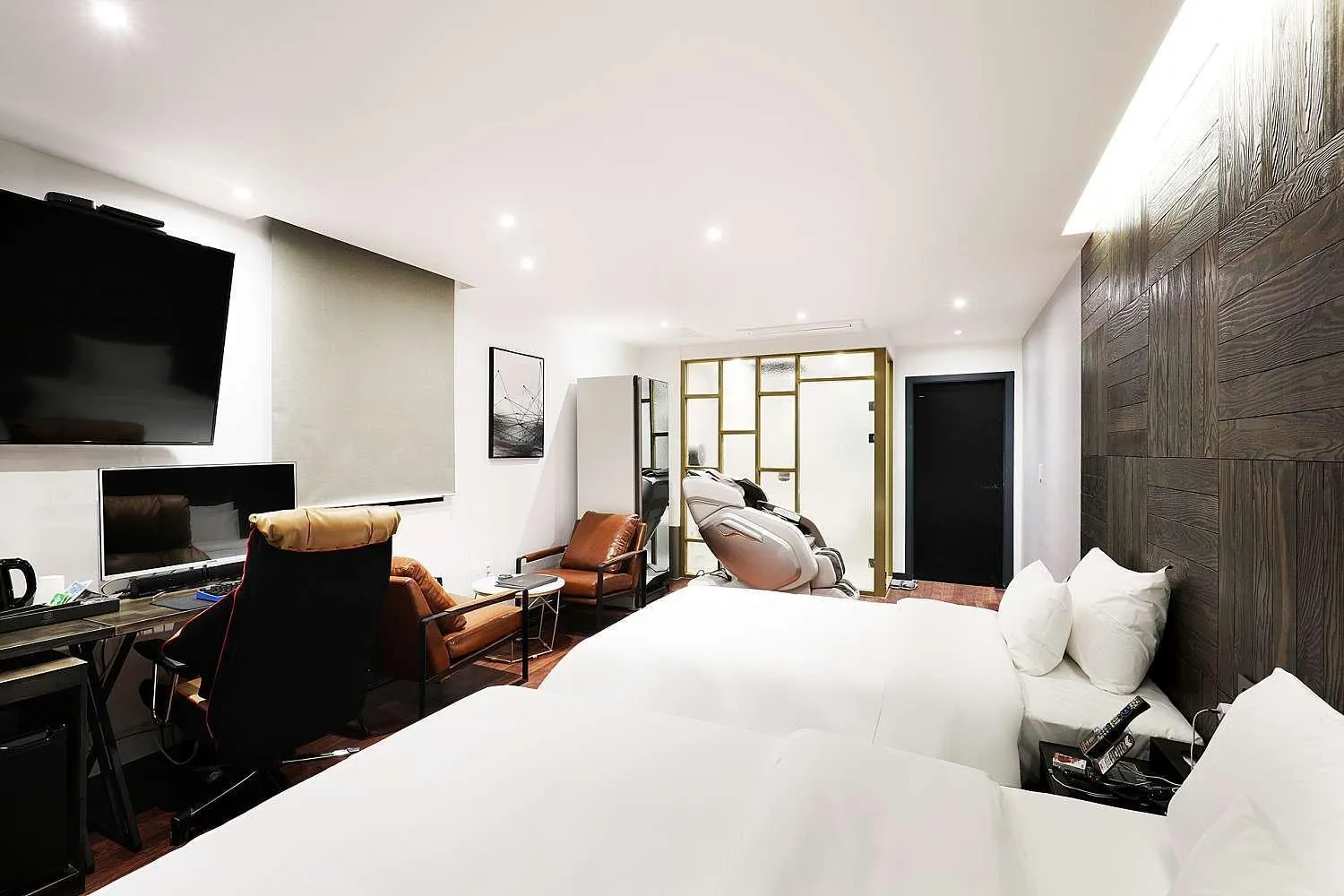 Bed in Mariposa Hotel Songtan