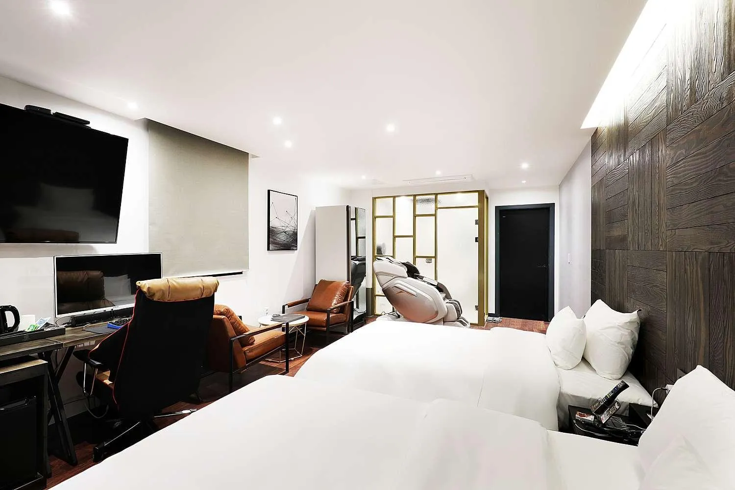 Bed in Mariposa Hotel Songtan