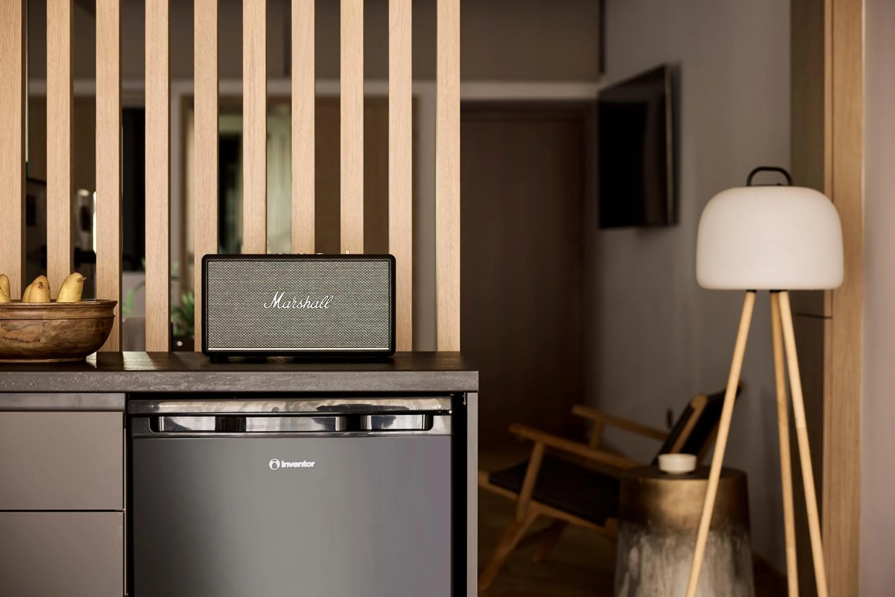 Kitchen or kitchenette in Cama Luxury Suites Kavouri