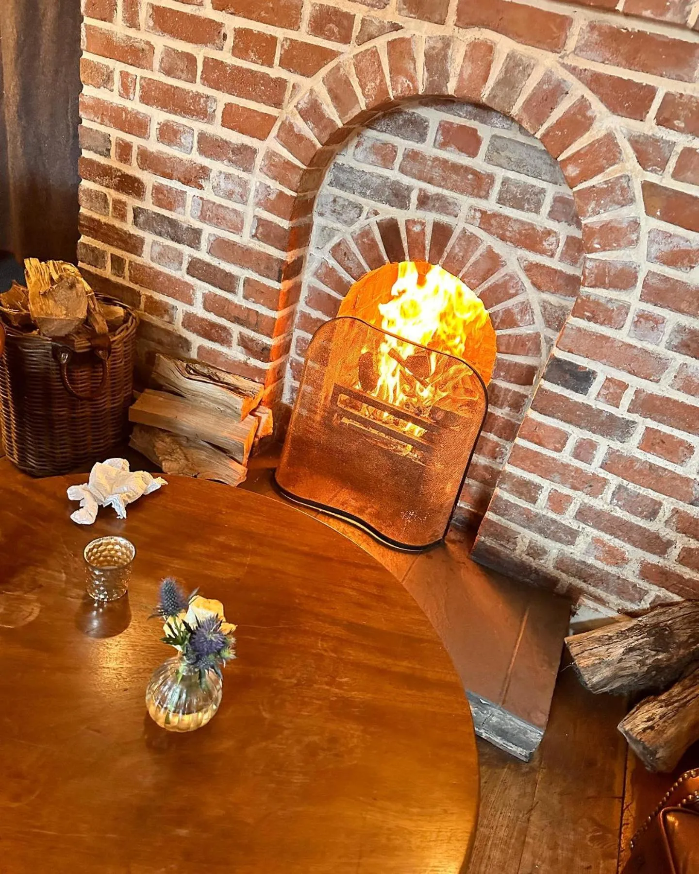 fireplace in The Royal Oak